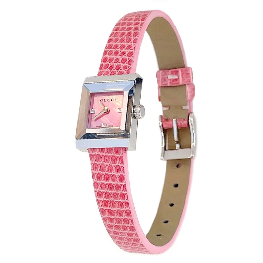 Đồng hồ Hồng - Đồng Hồ Nữ Gucci G-Frame Mini Lady Watch Màu Hồng - Vua Hàng Hiệu