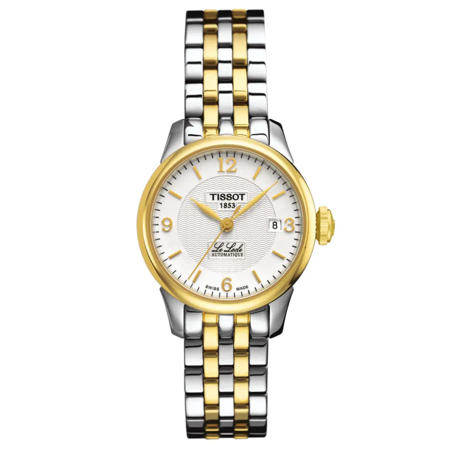 Đồng Hồ Nữ Tissot Automatic Le Locle T41218334 Màu Vàng Bạc
