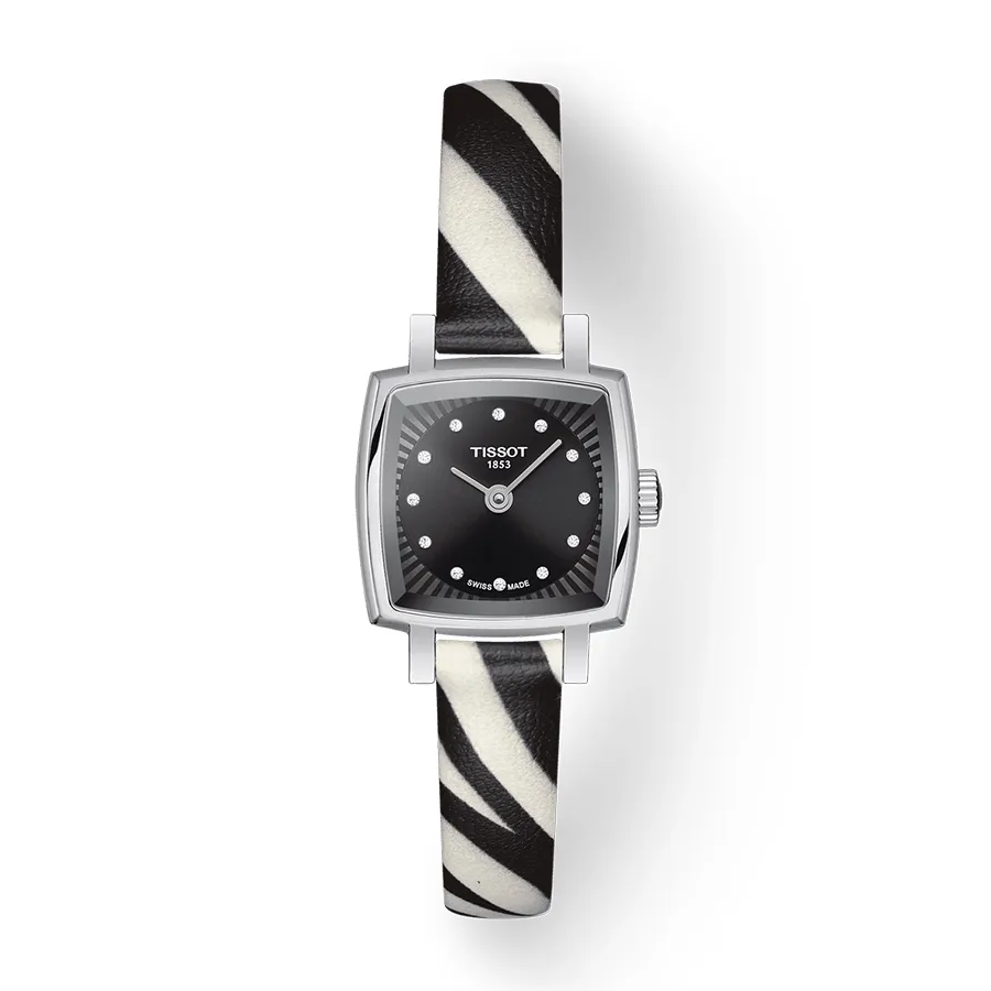 Đồng Hồ Nữ Tissot Lovely T058.109.17.056.00 Màu Đen Trắng