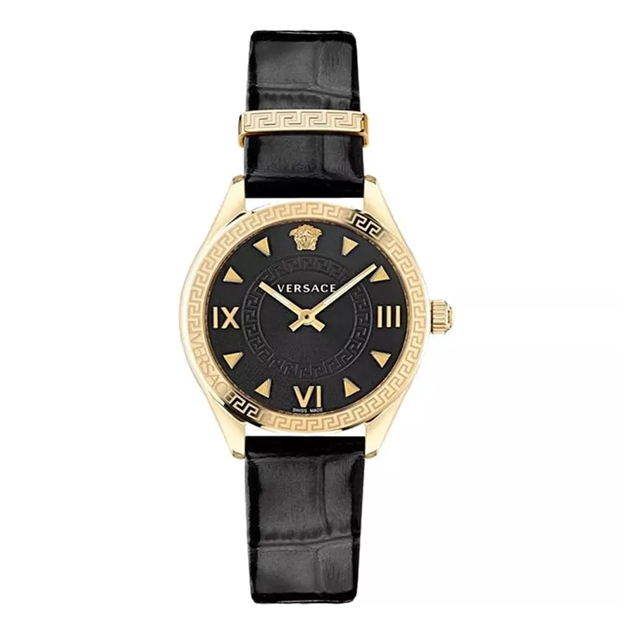 Đồng hồ Versace Máy Quartz (Pin) - Đồng Hồ Nữ Versace Hellenyium Lady Watch VE2S00222 Màu Đen Vàng - Vua Hàng Hiệu