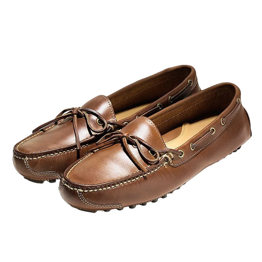 Giày Cole Haan - Giày Lười Nam Cole Haan Gunnison Màu Nâu Size 40 - Vua Hàng Hiệu