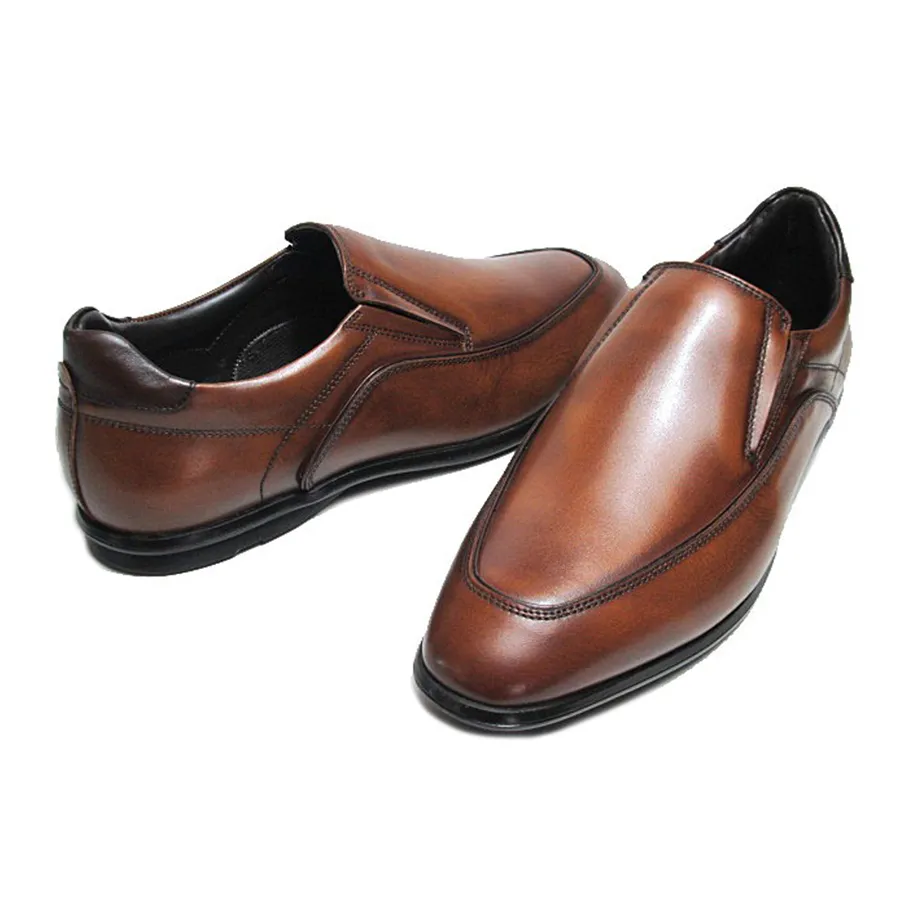 Madras Modello - Giày Lười Nam Madras Modello Ress Casual Slip-on Sneakers M432 Màu Nâu Sáng Size 41 - Vua Hàng Hiệu