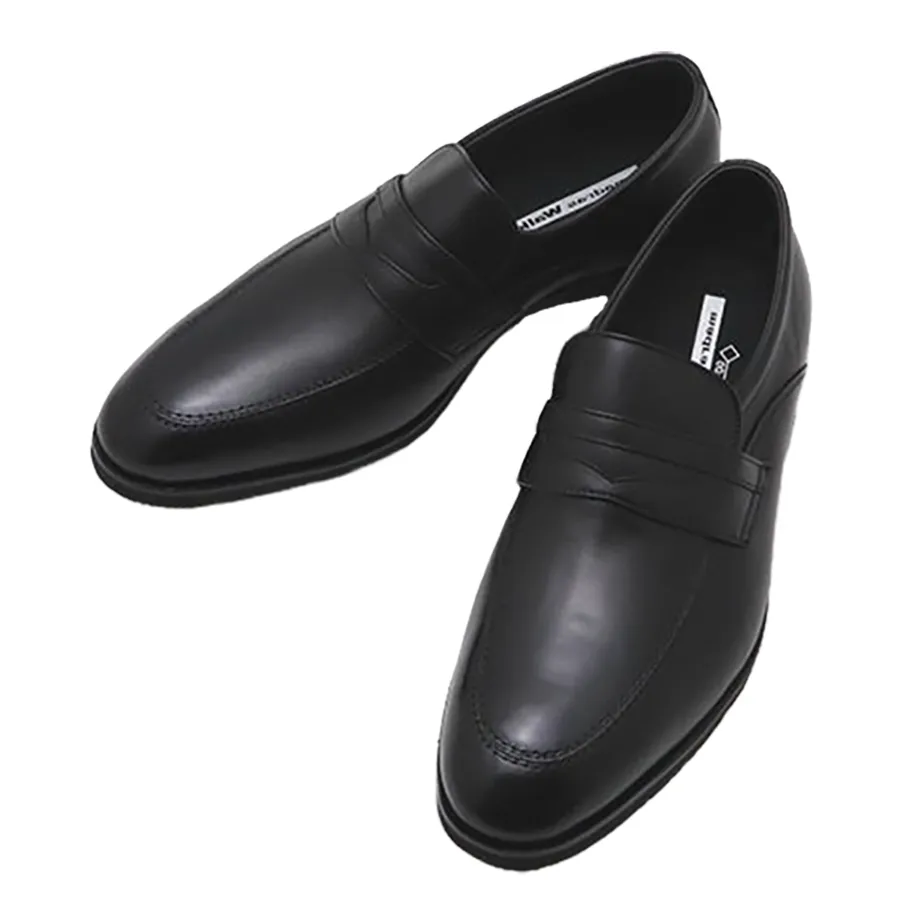 Giày Nhật Bản - Giày Lười Nam Madras Modello Walk Waterproof Gore-Tex Business Shoes 8004 Màu Đen Size 40 - Vua Hàng Hiệu