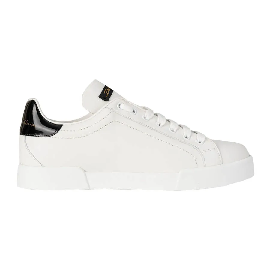 Giày Dolce & Gabbana - Giày Sneaker Nam Dolce & Gabbana D&G Black & White With Logo CK1563 B7105 89697 Màu Đen Trắng Size 40 - Vua Hàng Hiệu