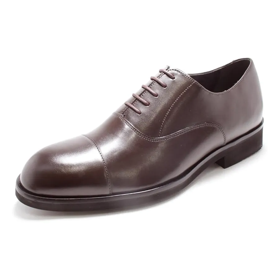 Giày Nâu đậm - Giày Tây Nam Madras Modello Onstep Straight Tip OS7001 Màu Nâu Đậm Size 40 - Vua Hàng Hiệu