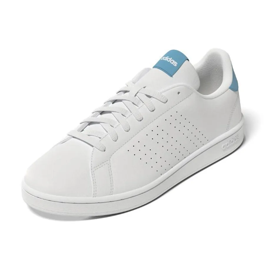 Giày Adidas Xanh, trắng - Giày Thể Thao Nam Adidas Advantage HR0237 Màu Xanh Trắng Size 44.5 - Vua Hàng Hiệu