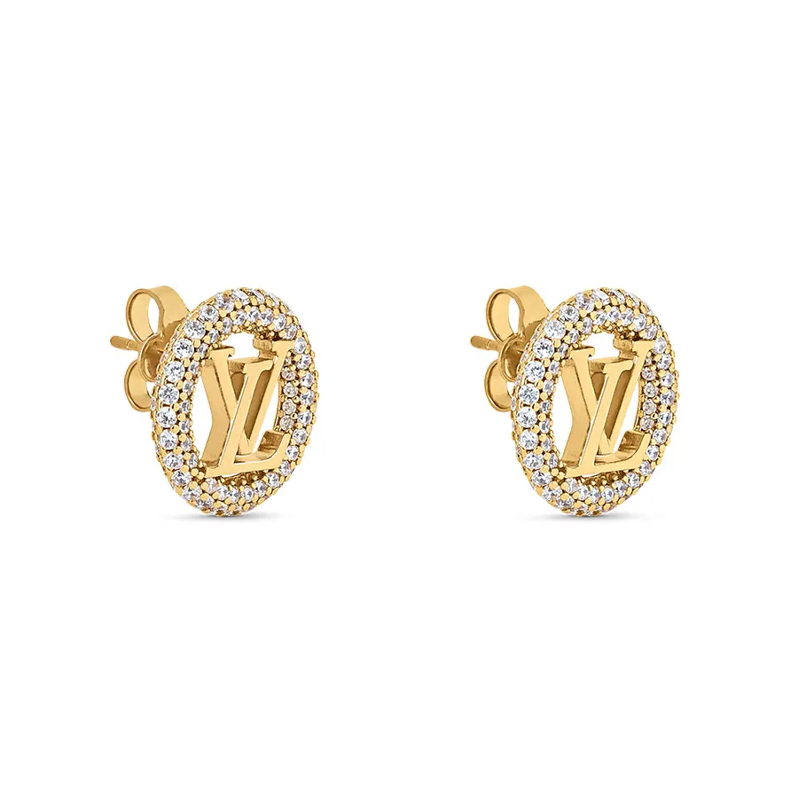 Trang sức Louis Vuitton - Khuyên Tai Nữ Louis Vuitton LV Louise By Night Earrings M00757 Màu Vàng - Vua Hàng Hiệu