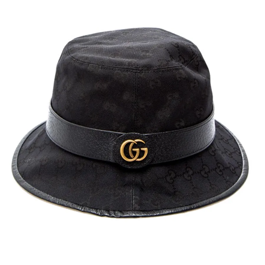 Mũ nón Gucci - Mũ Gucci GG Supreme Fedora Hat 5765874HG531060 Màu Đen Size S - Vua Hàng Hiệu