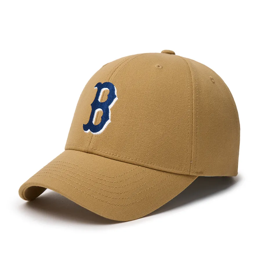 Mũ nón MLB Be - Mũ MLB Logo Varsity Boston Red Sox 3ACPV084N-43BGD Màu Be - Vua Hàng Hiệu