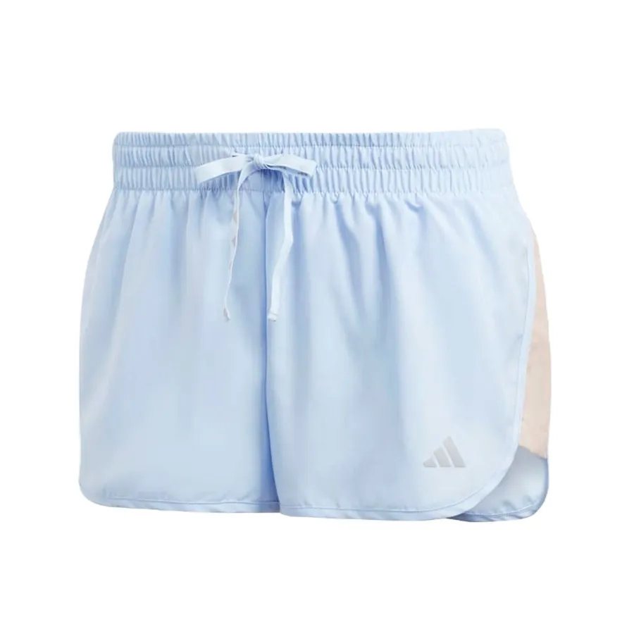 Thời trang Vải dệt - Quần Short Nữ Adidas Run It Short HR9931 Màu Xanh Dương Size S 4in - Vua Hàng Hiệu