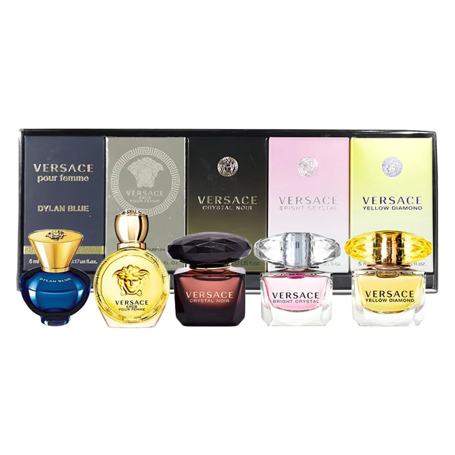 Nước hoa Bộ sản phẩm - Set Nước Hoa Nữ Versace Miniature Collection Women 5 Piece (5 x 5ml) - Vua Hàng Hiệu