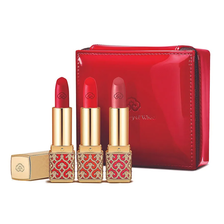 Whoo Set Quà tặng - Set Son Whoo Velvet Lip Rouge GJH Mi 3.5g - Vua Hàng Hiệu