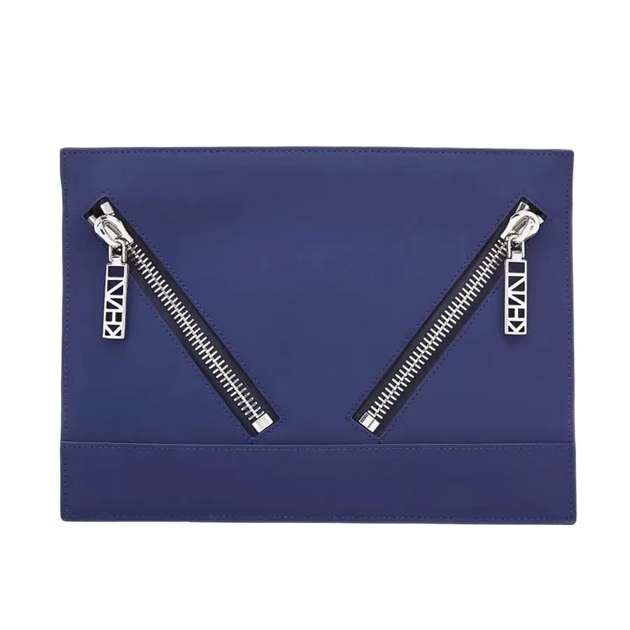 Kenzo - Túi Cầm Tay Kenzo Clutch Bag Màu Xanh - Vua Hàng Hiệu