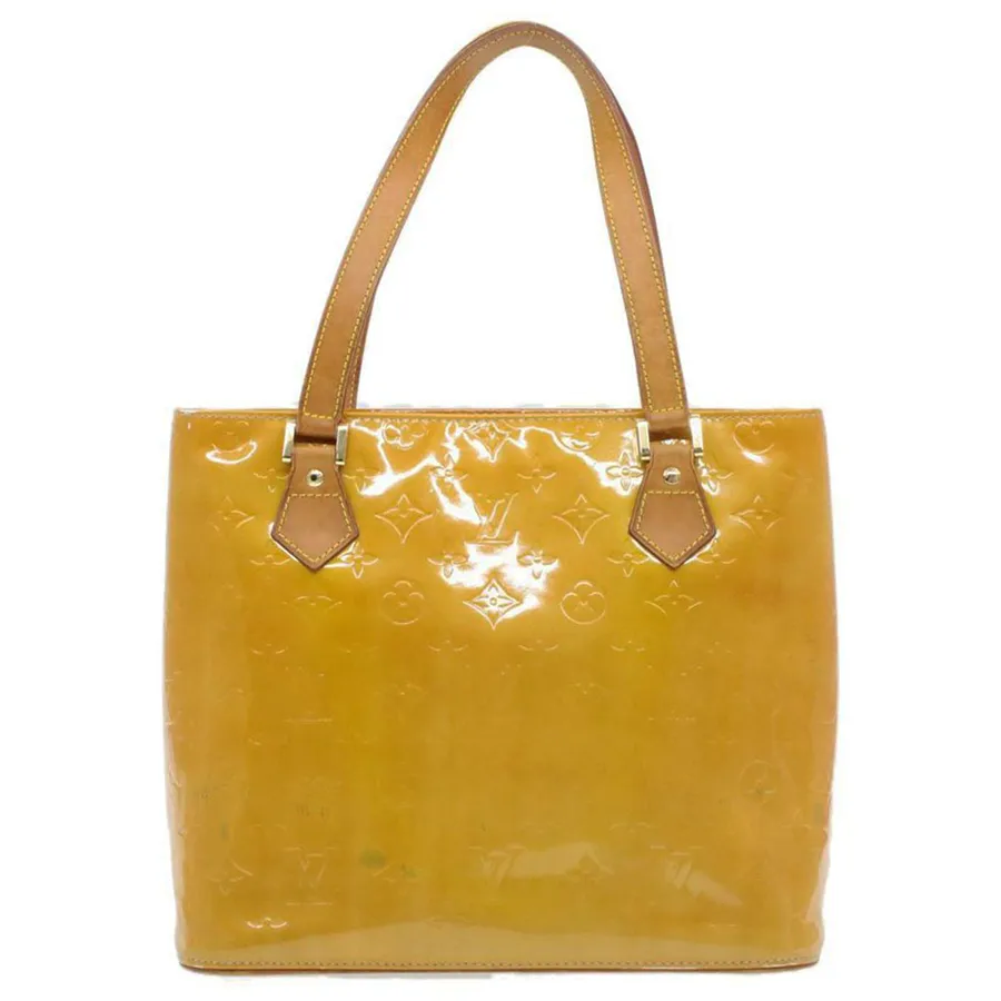 Túi xách - Túi Tote Nữ Louis Vuitton LV Houston Monogram Vernis Bag M91121 Màu Vàng Nghệ - Vua Hàng Hiệu