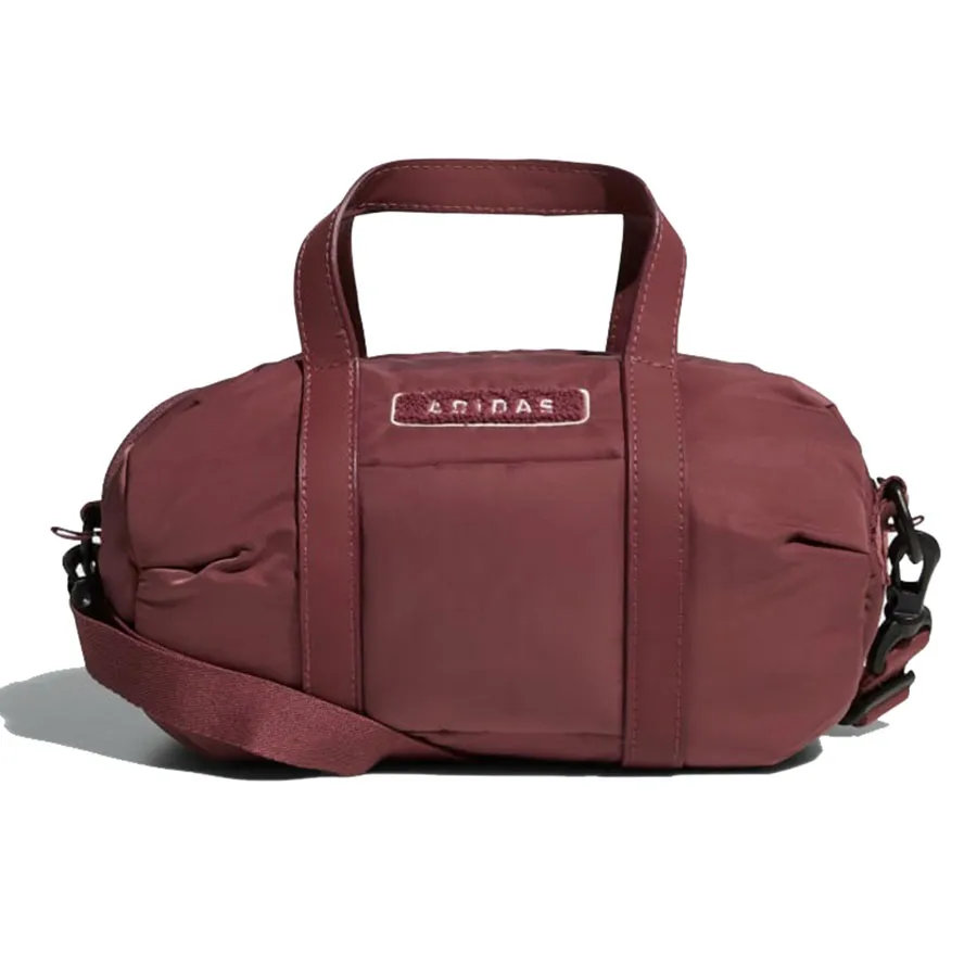 Túi xách Đỏ tía - Túi Trống Adidas Padded Round Pouch Bag HG5633 Màu Đỏ Tía - Vua Hàng Hiệu
