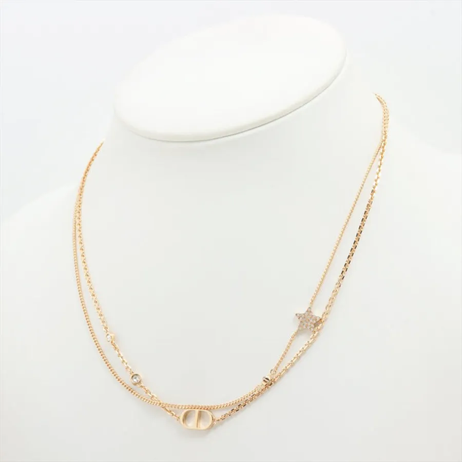 Christian Dior ２WAYペンダント NEW CHRISTIAN DIOR *ONDE2* Havana White Mirrored OVERSIZED