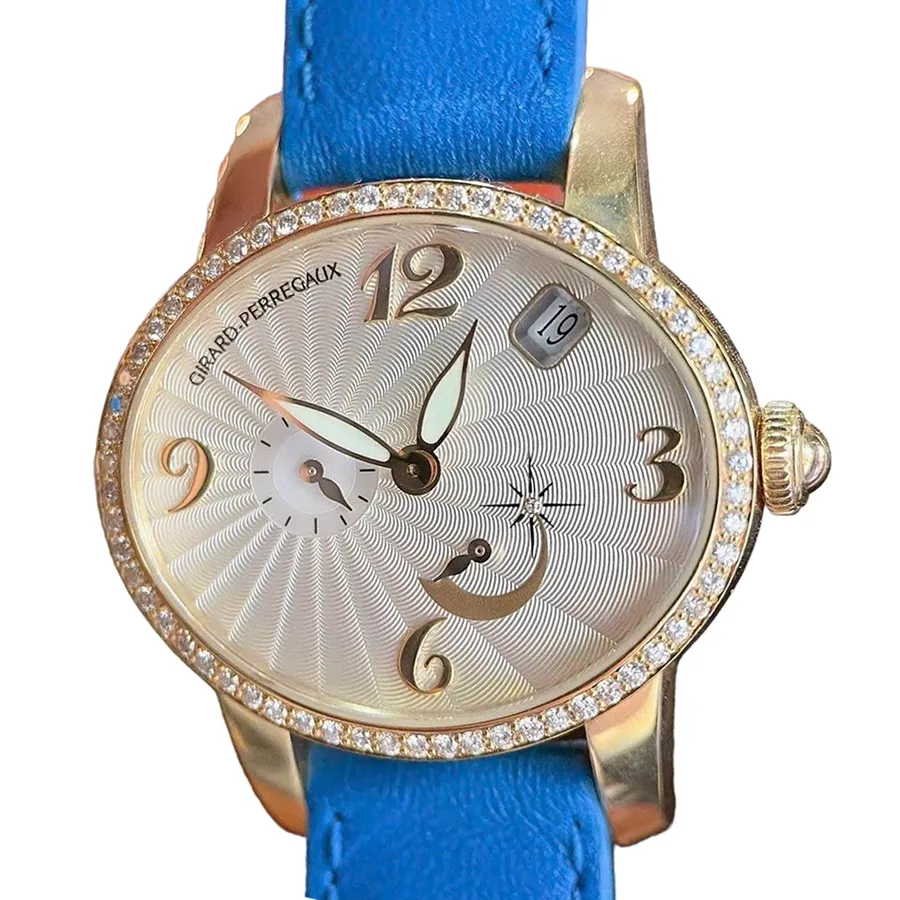 Đồng Hồ Nữ Girard Perregaux Gold Màu Xanh Blue