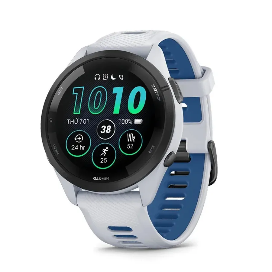 Đồng hồ Garmin - Đồng Hồ Thông Minh Garmin Forerunner 265 Màu Trắng - Vua Hàng Hiệu