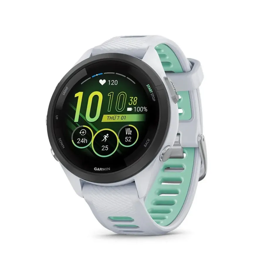 Đồng hồ Unisex - Đồng Hồ Thông Minh Garmin Forerunner 265S Màu Trắng - Vua Hàng Hiệu