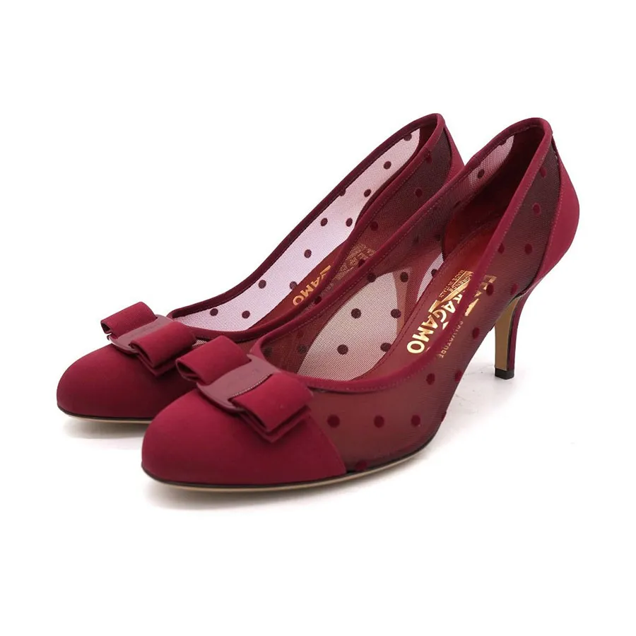 Ferragamo Vara Bow Pumps Ferragamo Ladies Shoes On Sale Giày Cao