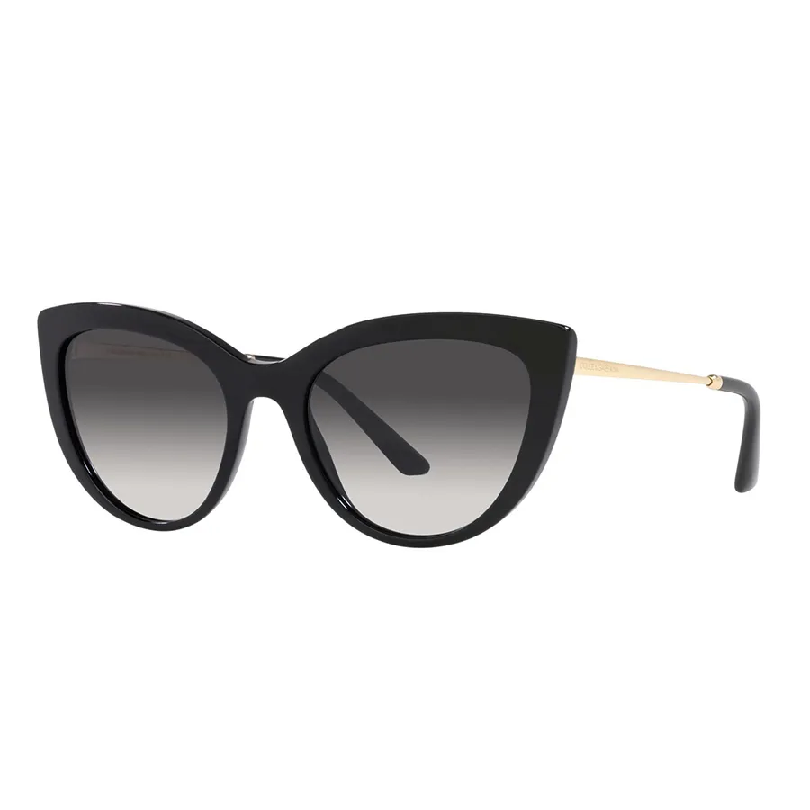 Occhiali Da Sole Dolce &amp; Gabbana DG4501 501 8G | Nero/grigio Sfumato 54mm Donna | Nuovi Con Etichetta