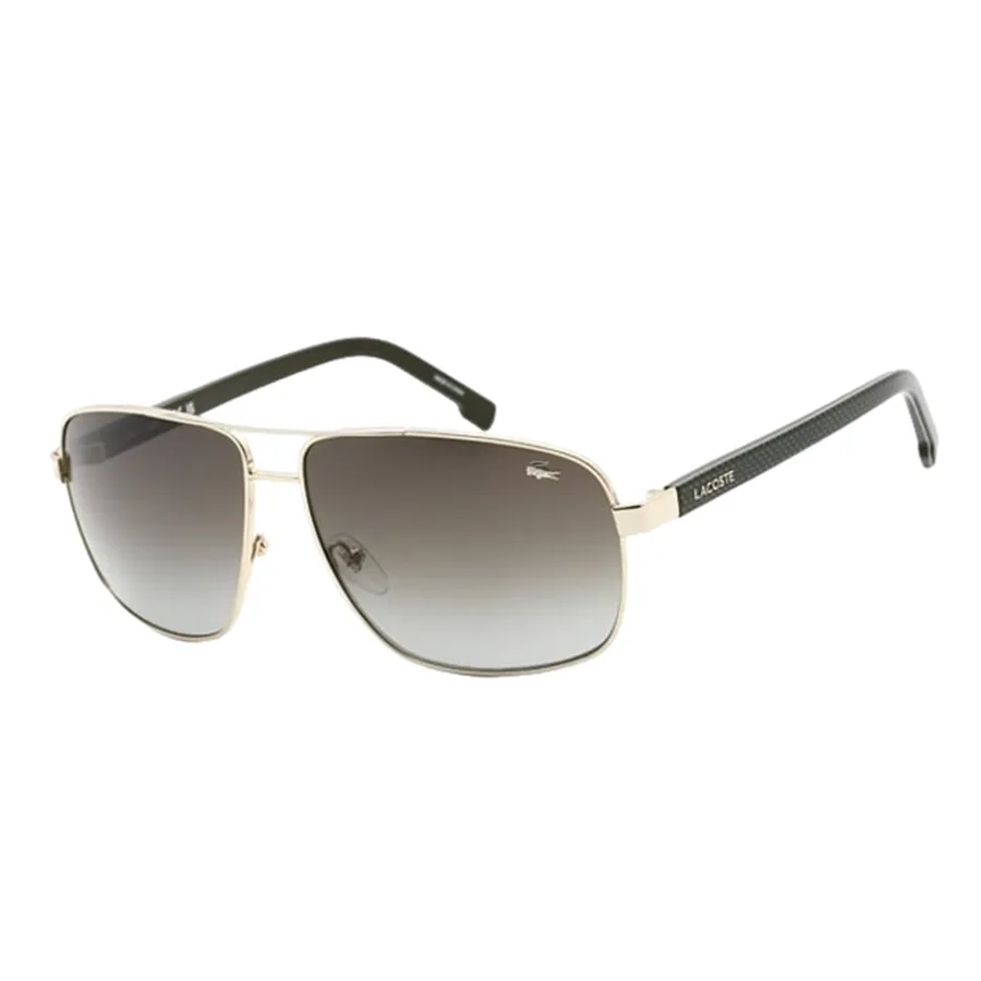 Kính Mát Lacoste Rectangular Unisex Sunglasses L162S 714 61 Màu Xám