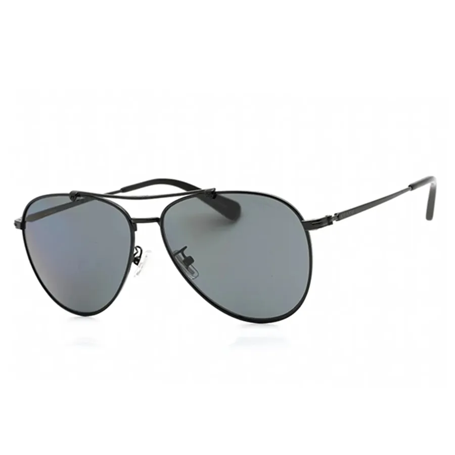 Kính mắt Mã giảm giá - Kính Mát Nam Coach Grey Pilot Men's Sunglasses HC7136 939381 60 Màu Xám - Vua Hàng Hiệu