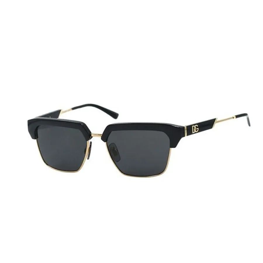 Kính mắt Mã giảm giá - Kính Mát Nam Dolce & Gabbana D&G Dark Grey Square Men's Sunglasses DG6185 501/87 55 Màu Đen Xám - Vua Hàng Hiệu