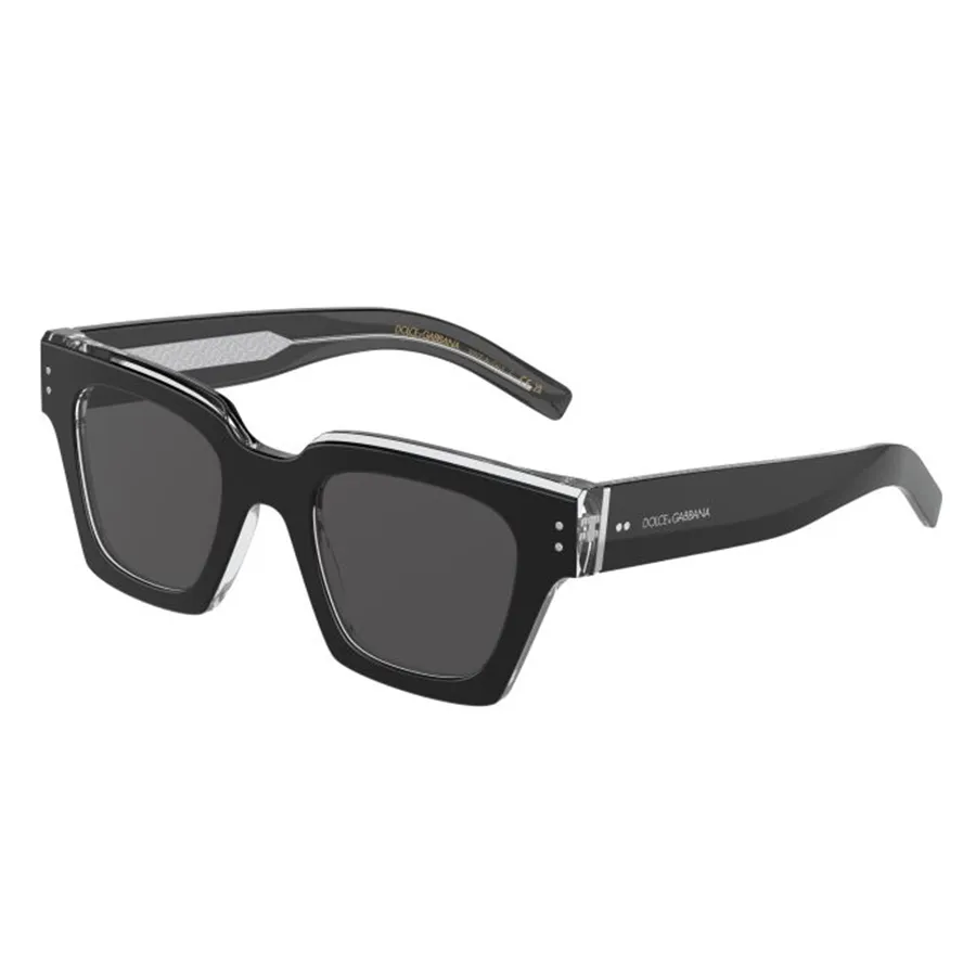 Kính mắt Mã giảm giá - Kính Mát Nam Dolce & Gabbana D&G Grey Square Men's Sunglasses DG4413 675/R5 48 Màu Đen Xám - Vua Hàng Hiệu
