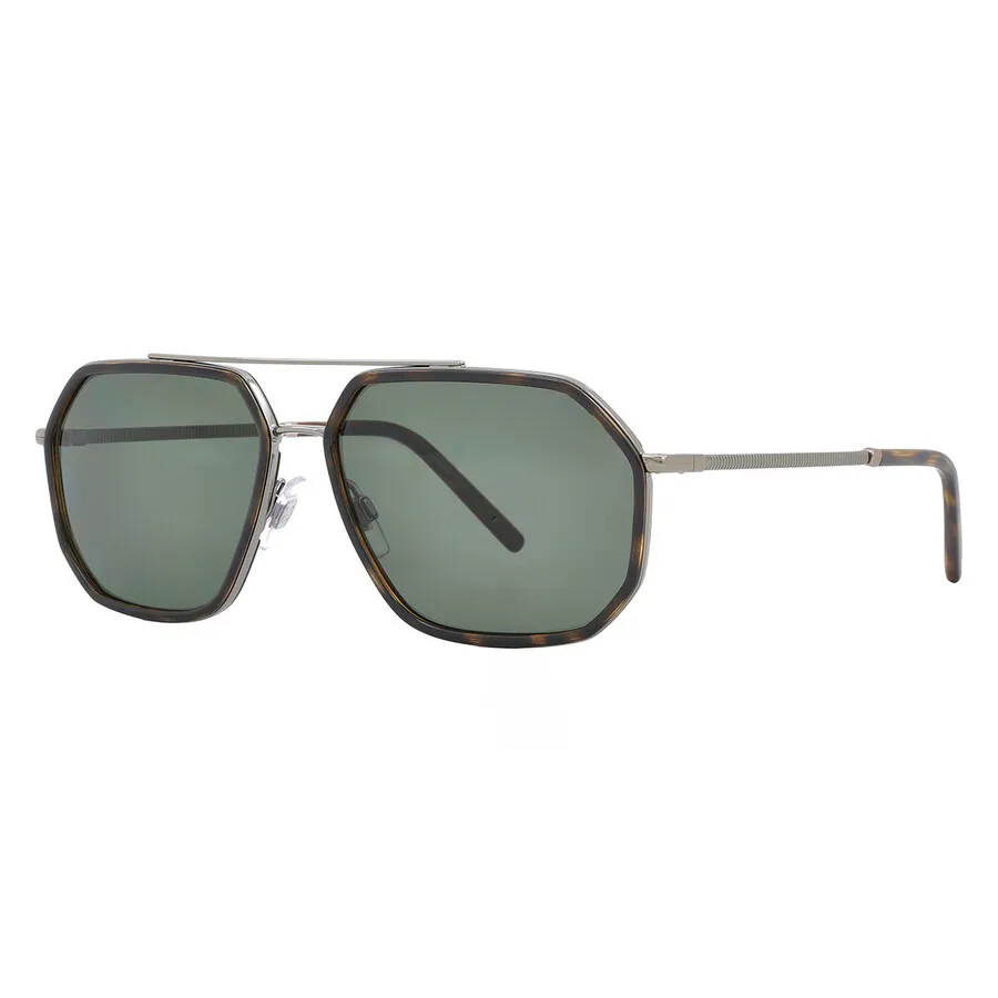 Kính mắt Mã giảm giá - Kính Mát Nam Dolce & Gabbana D&G Polarized Green Navigator Men's Sunglasses DG2285 13359A 60 Màu Xanh - Vua Hàng Hiệu