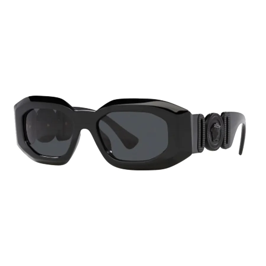 Kính mắt Mã giảm giá - Kính Mát Nam Versace Dark Grey Irregular Men's Sunglasses VE4425U 536087 54 Màu Đen - Vua Hàng Hiệu