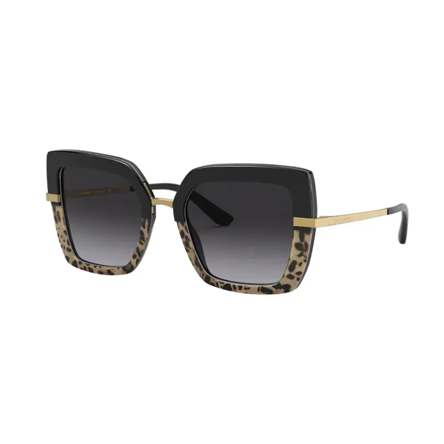 Kính mắt Mã giảm giá - Kính Mát Nữ Dolce & Gabbana D&G Grey Gradient Butterfly Ladies Sunglasses DG4373 32448G 52 Phối Màu - Vua Hàng Hiệu