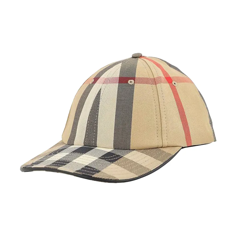 Mũ nón Burberry - Mũ Burberry Beige Check Baseball Cap 8056076 Màu Be Size XS - Vua Hàng Hiệu