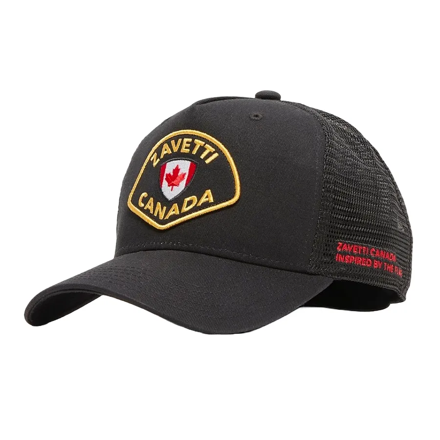 Mũ Zavetti Canada Alberta Black Cap Màu Đen Size 57-59