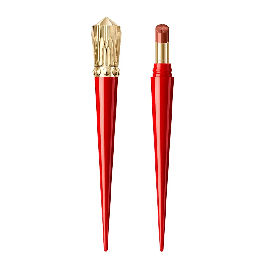 Christian Louboutin - Son Christian Louboutin Rouge Stiletto Glossy Shine Lipstick 013S Bare Rococotte Màu Cam Đất - Vua Hàng Hiệu