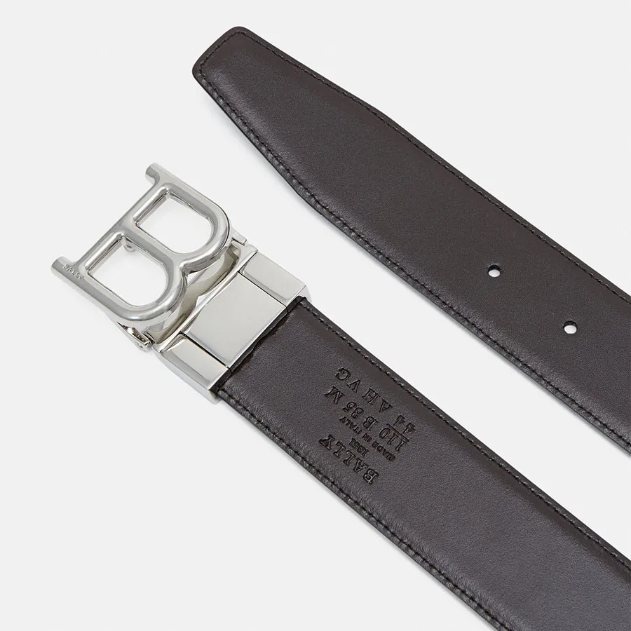 Thắt Lưng Nam Bally Reversible B Buckle Belt Màu Đen L Vua Hàng Hiệu