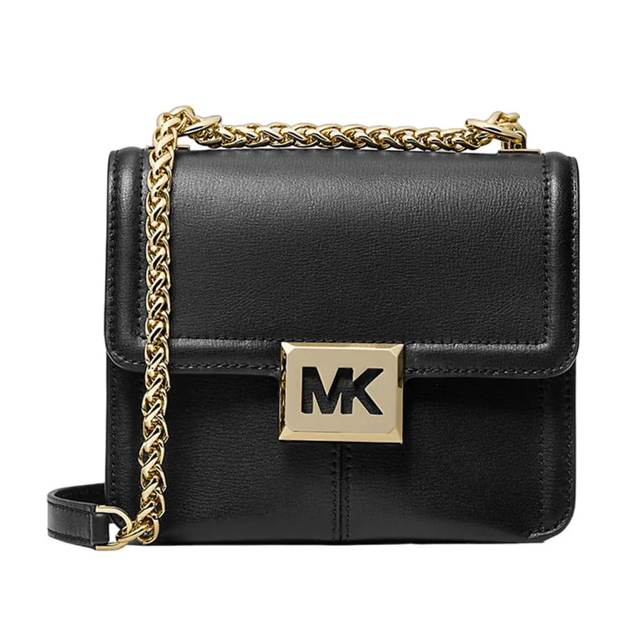 Túi xách Michael Kors - Túi Đeo Chéo Michael Kors MK Sonia Small Square Shoulder Crossbody In Black Màu Đen - Vua Hàng Hiệu