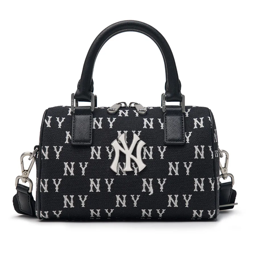 Túi xách Cotton / Polyester - Túi Đeo Chéo MLB Monogram Jacquard New York Yankees 3ABWS014N-50BKS Màu Đen - Vua Hàng Hiệu