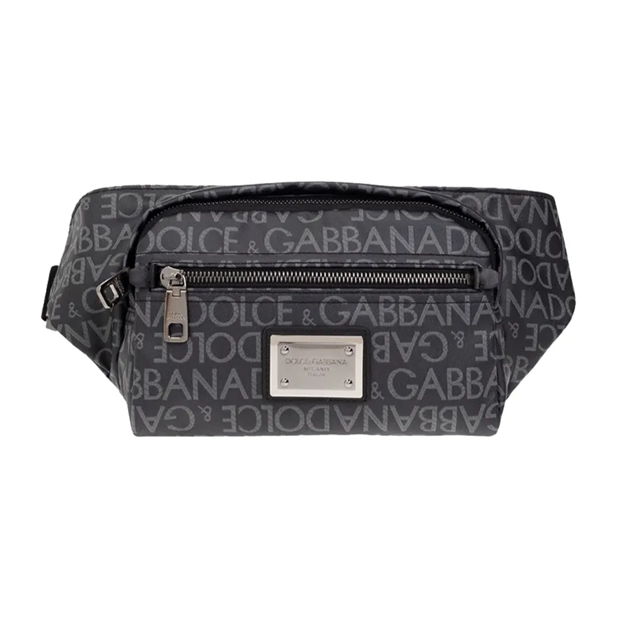 Dolce & Gabbana Da / Vải - Túi Đeo Chéo Nam Dolce & Gabbana D&G Belt Bag BM2218 AJ705 8B969 Màu Đen Xám - Vua Hàng Hiệu