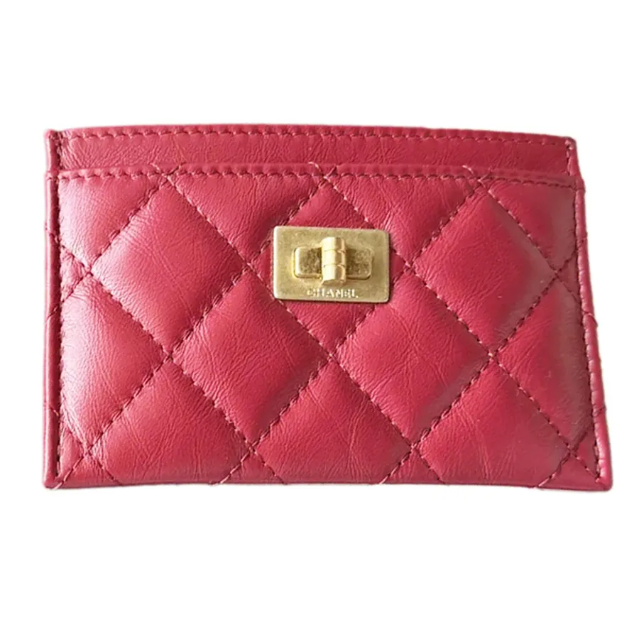 Túi xách Đỏ - Ví Nữ Chanel Classic Card Holder Business Màu Đỏ - Vua Hàng Hiệu