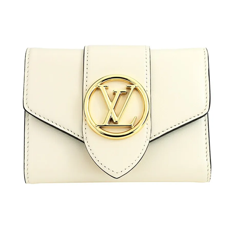 Ví Nữ Louis Vuitton LV Pont Compact Wallet White M69176 Wallet Màu Trắng Xanh
