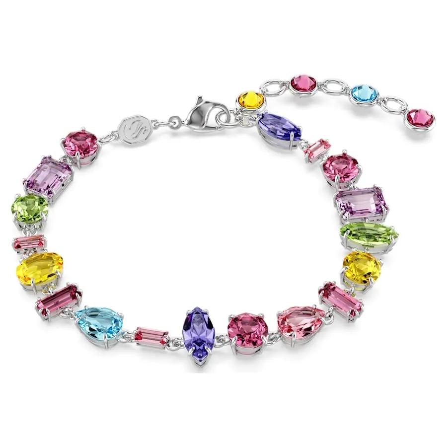 Vòng Đeo Tay Nữ Swarovski Gema Armband Verschiedene Schliffe, Mehrfarbig, Rhodiniert 5656427 Phối Màu