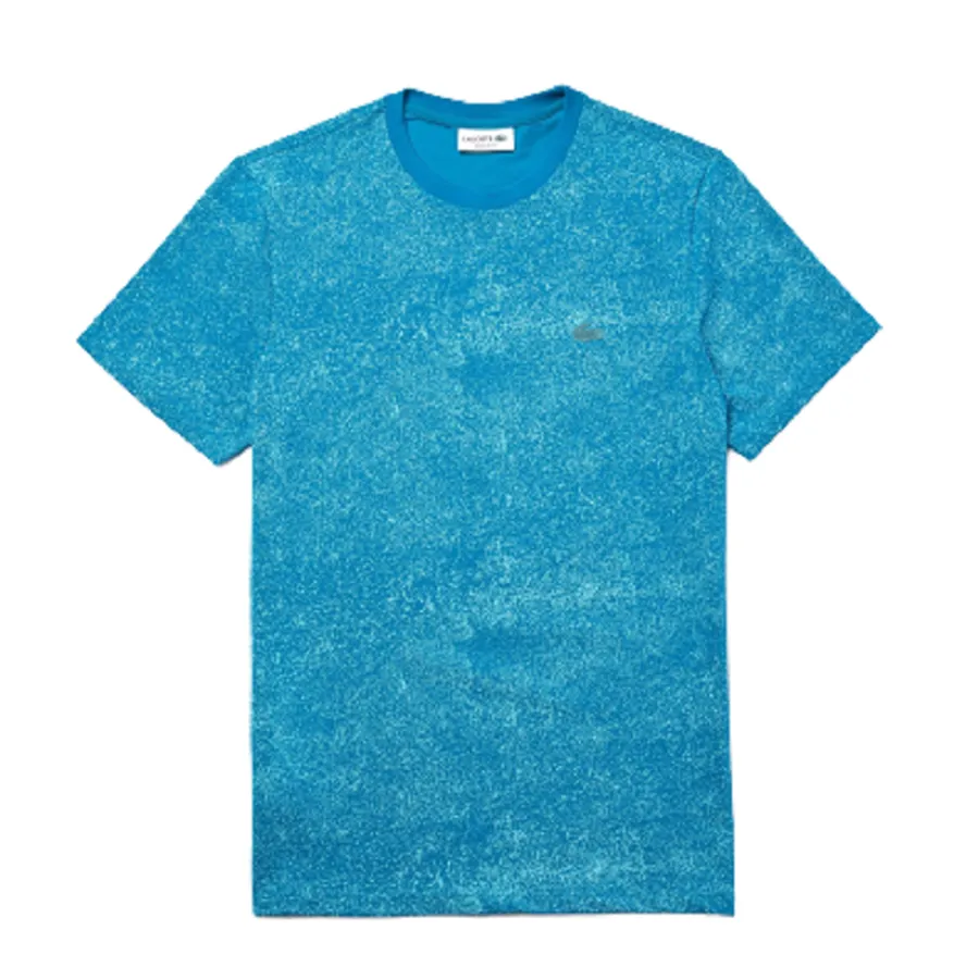 Thời trang Cotton, polyester, elastane - Áo Phông Nam Lacoste Men's Motion Ultra-Light Crew Neck T-Shirt TH5287.YZW Màu Xanh Size 4 - Vua Hàng Hiệu