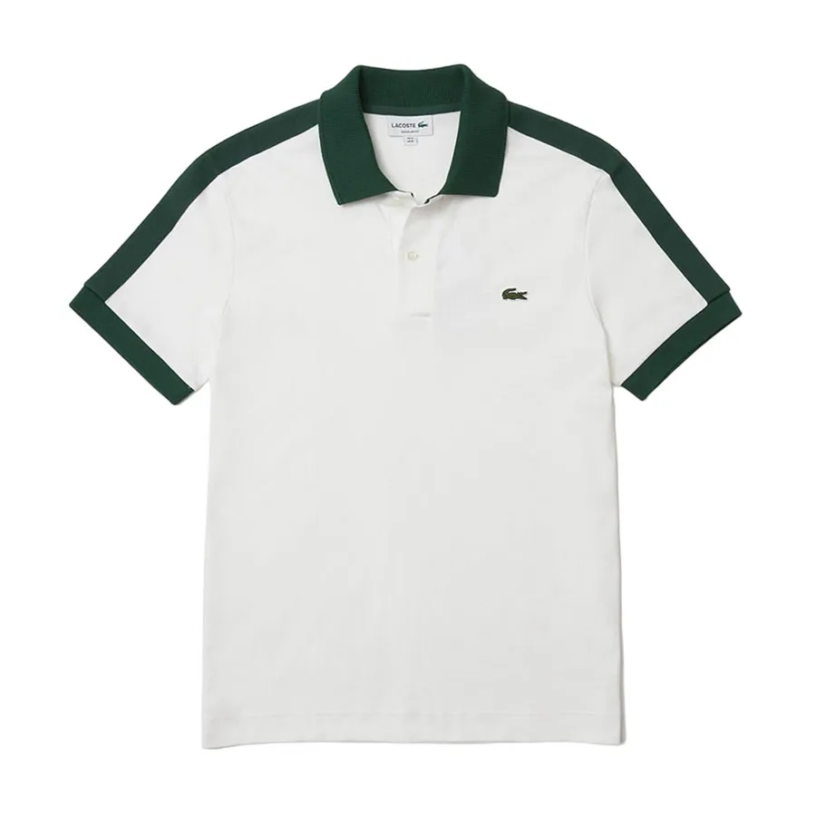 Áo Polo Nam Lacoste Men's Classic Fit Contrast Collar Polo Shirt PH9532 70V Màu Trắng Size 3