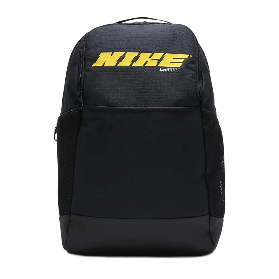 Balo Nike Brasilia Training Backpack Black Yellow CU9498-011 Màu Đen
