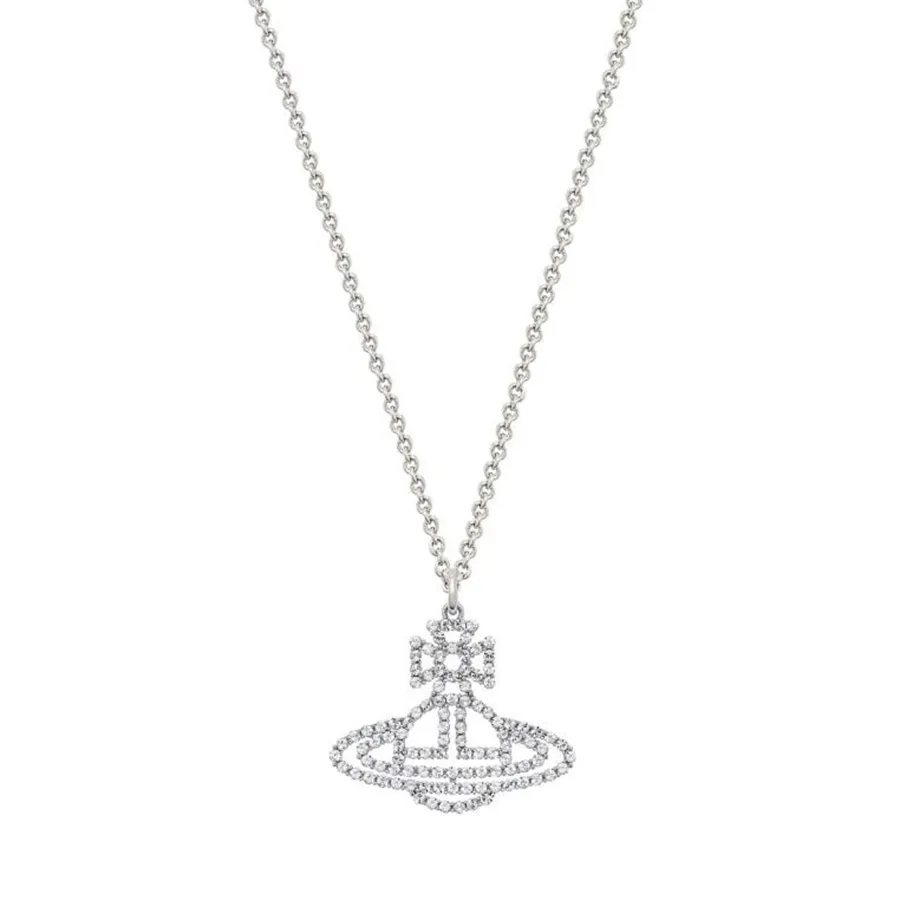 Vivienne Westwood - Dây Chuyền Nữ Vivienne Westwood Annalisa Necklace Màu Bạc - Vua Hàng Hiệu