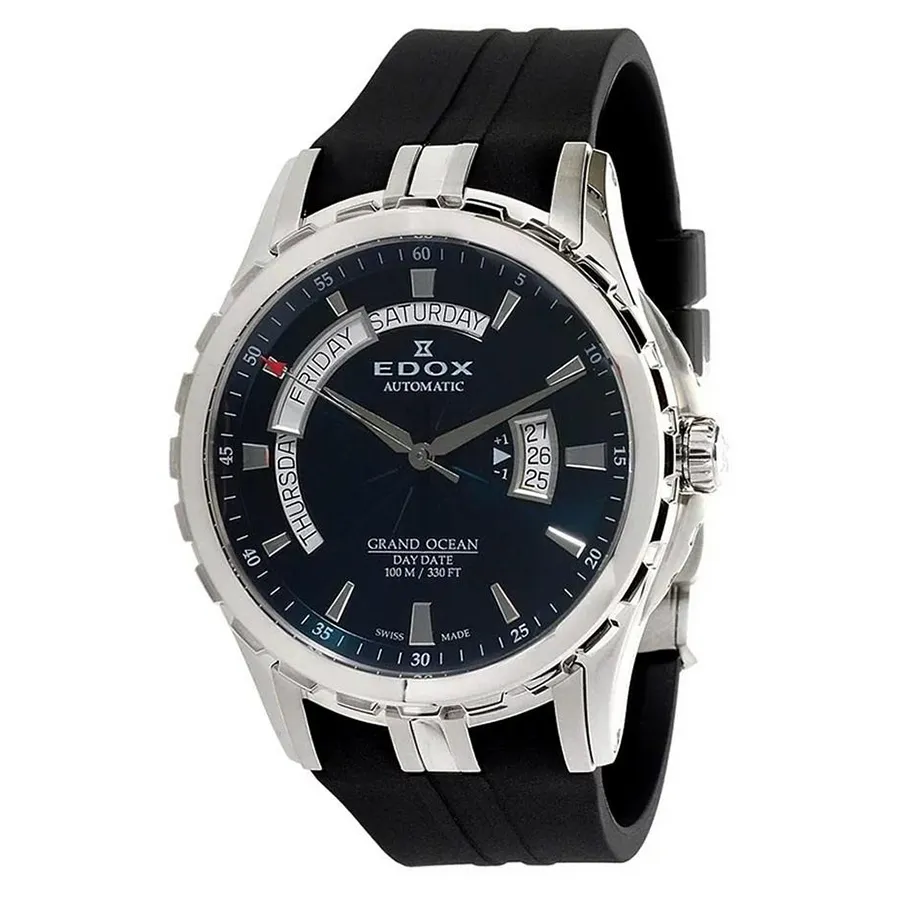 Đồng hồ Edox - Đồng Hồ Nam Edox Grand Ocean 83006-3CA-BUIN Màu Đen Bạc - Vua Hàng Hiệu