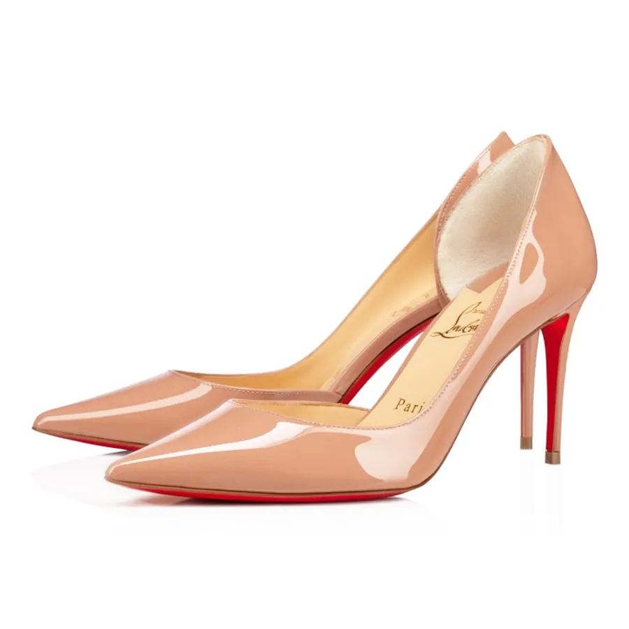 Christian Louboutin - Giày Cao Gót Nữ Christian Louboutin Iriza 85 Courts Beige 3210565PK1A Màu Be Size 37 - Vua Hàng Hiệu