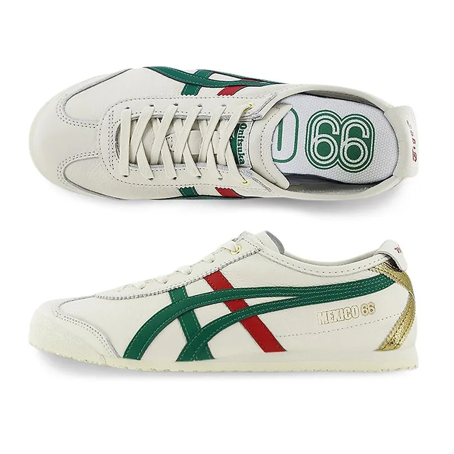 Giày Nhật Bản - Giày Sneakers Onitsuka Tiger Mexico 66 Birch Kale 1183B511-200 Màu Trắng Xanh Size 36 - Vua Hàng Hiệu