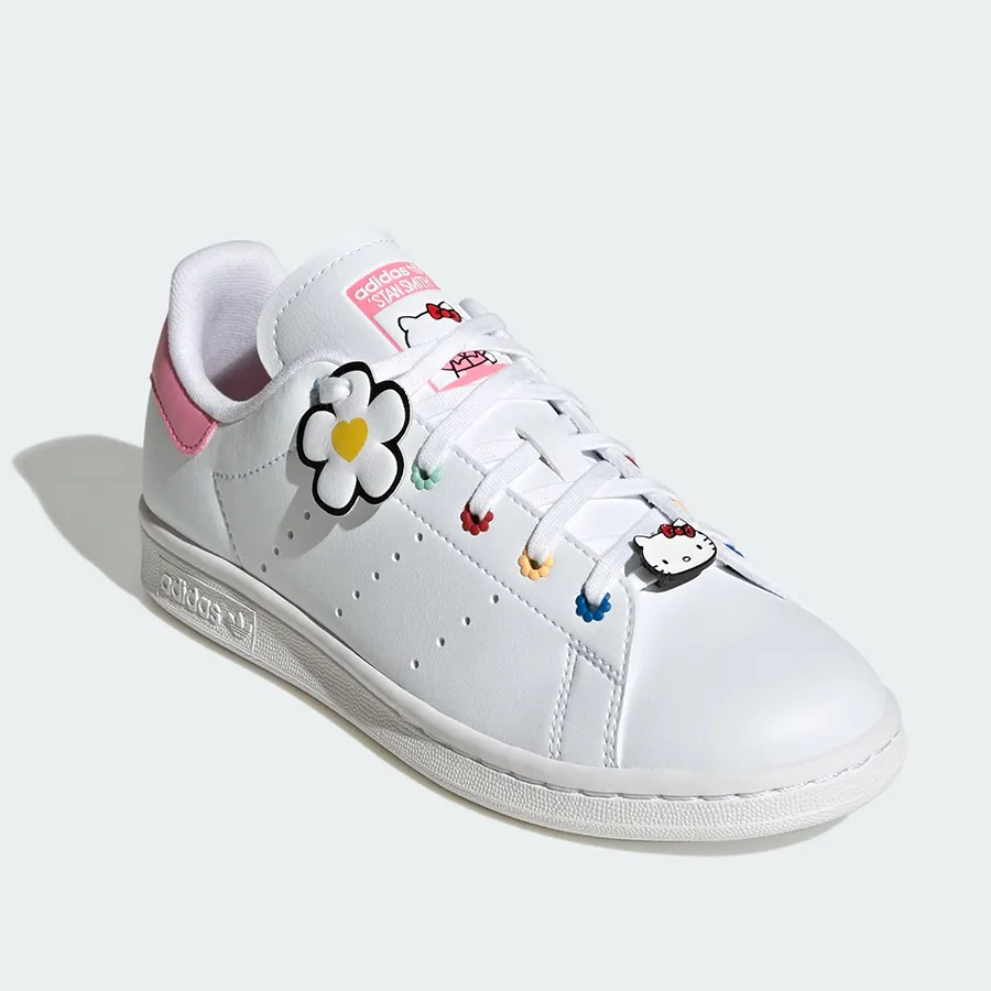 Giày Thể Thao Adidas Stan Smith Shoes Kids ID7230 Màu Trắng Hồng Size 39 |  Đặt Mua Giá Tốt